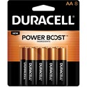 Duracell Coppertop Alkaline AA Battery - MN1500 - For Multipurpose - AA - 8 / Pack