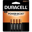 Duracell Coppertop Alkaline AAA Batteries - For Multipurpose - AAA - 1.5 V DC - 4 / Pack