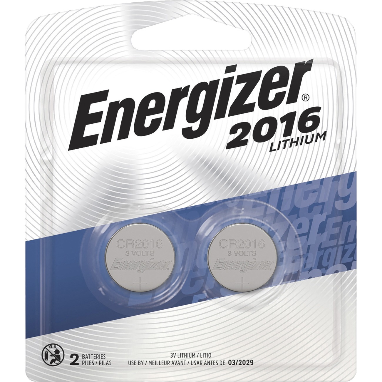 Pile miniature au lithium 3V 2016 Energizer