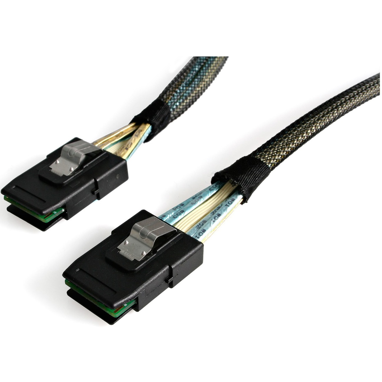 StarTech.com 50cm Internal Mini-SAS Cable To SFF-8087 & Sideband Serial Attached SCSI (SAS) internal cable - with Sidebands - 4-Lane - 36 pin 4i Mini MultiLane - 36 pin 4i Mini MultiLane - 50 cm - Provide durable connectivity for high ...
