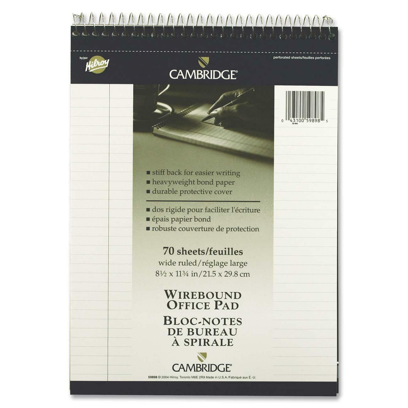 Hilroy Top Wire Bound Notebook Madill The Office Company