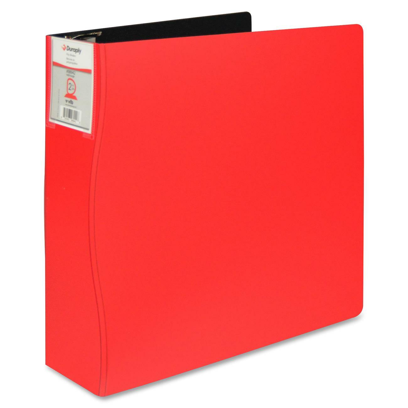 presentation binder red