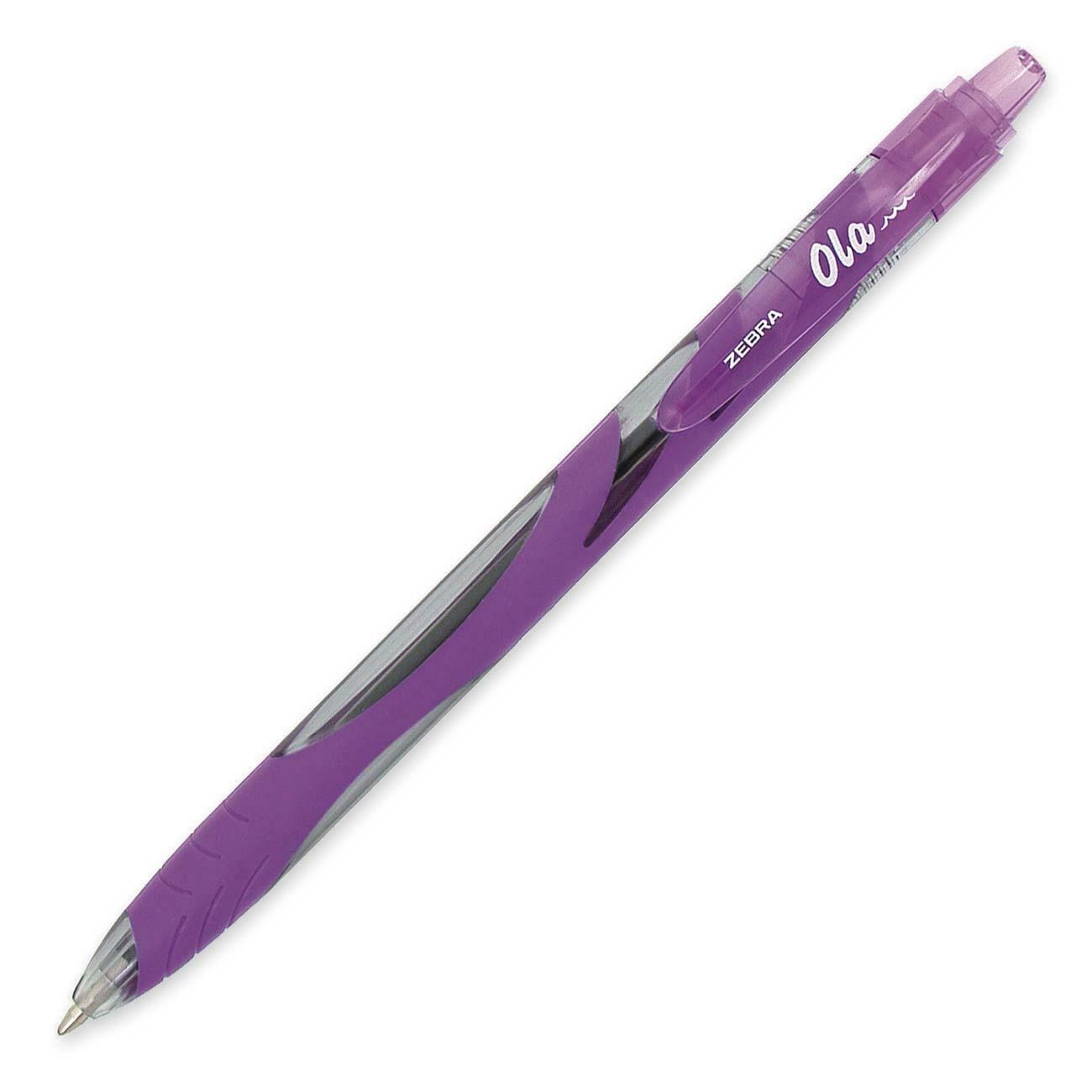 Zebra Pen OLA Retractable Ballpoint Pen Medium Pen Point