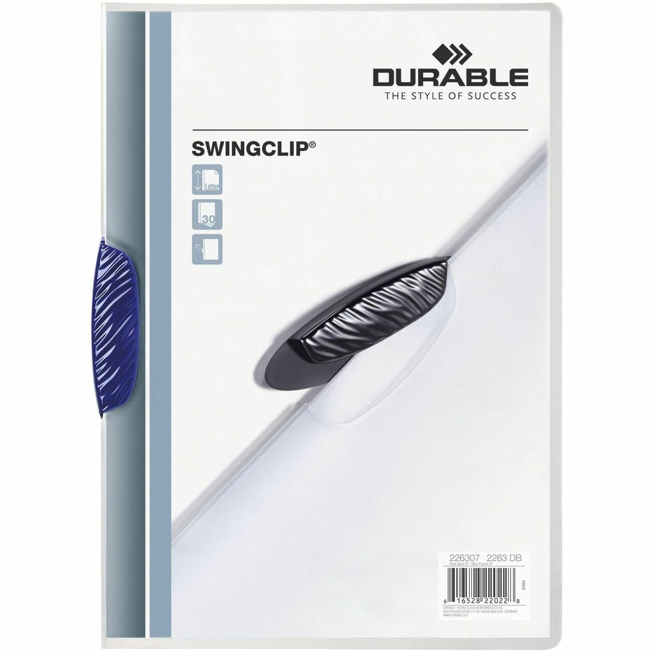 Durable Office Products Durable, Swingclip Clear Report Cover