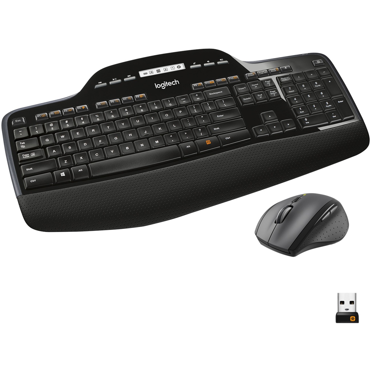 Mk710 Wireless Keyboard + Mouse Combo, 2.4 Ghz Frequency/30 Ft Wireless Range, Black - Envision Xpress