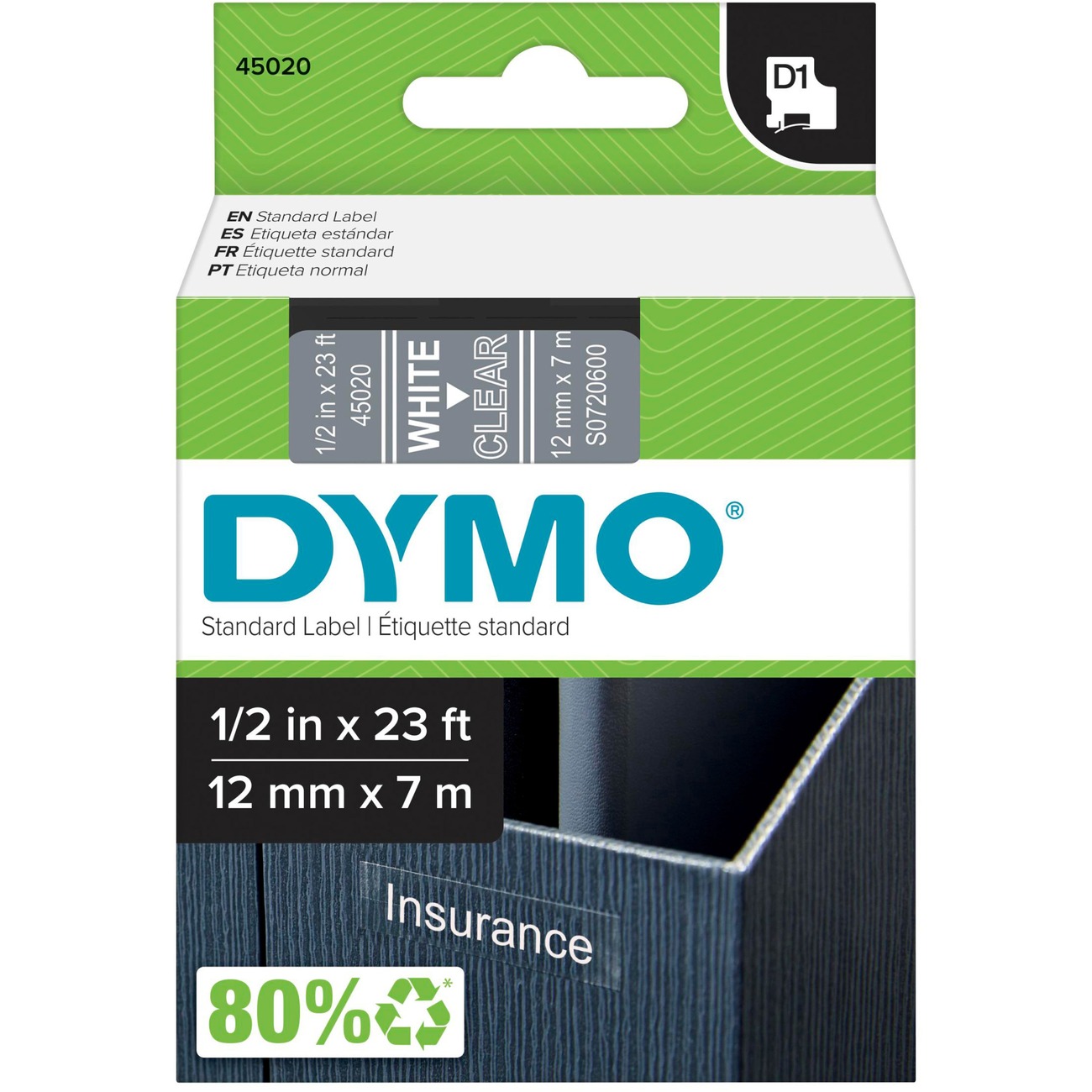 Dymo D1 Electronic Tape Cartridge - Zerbee