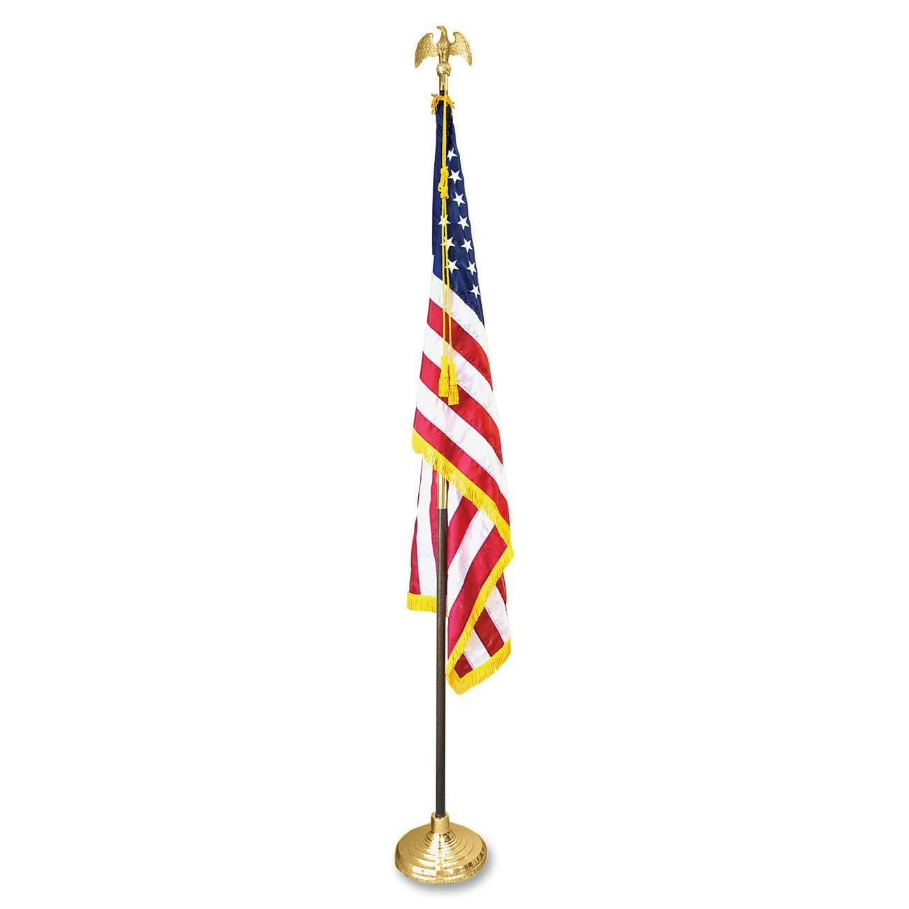 CF Flag U.S. Flag w/ Oak Flag Pole --CFDMS3X5NUSA3