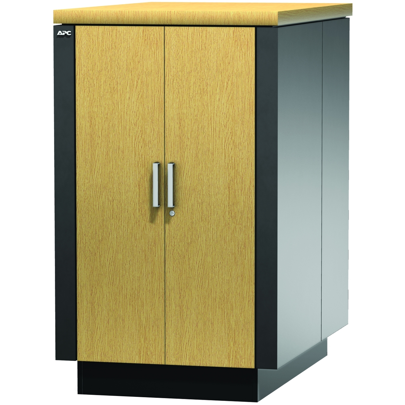 APC by Schneider Electric NetShelter CX Rack Cabinet - For Storage, Server, Converged Infrastructure - 24U Rack Height - Dark Gray