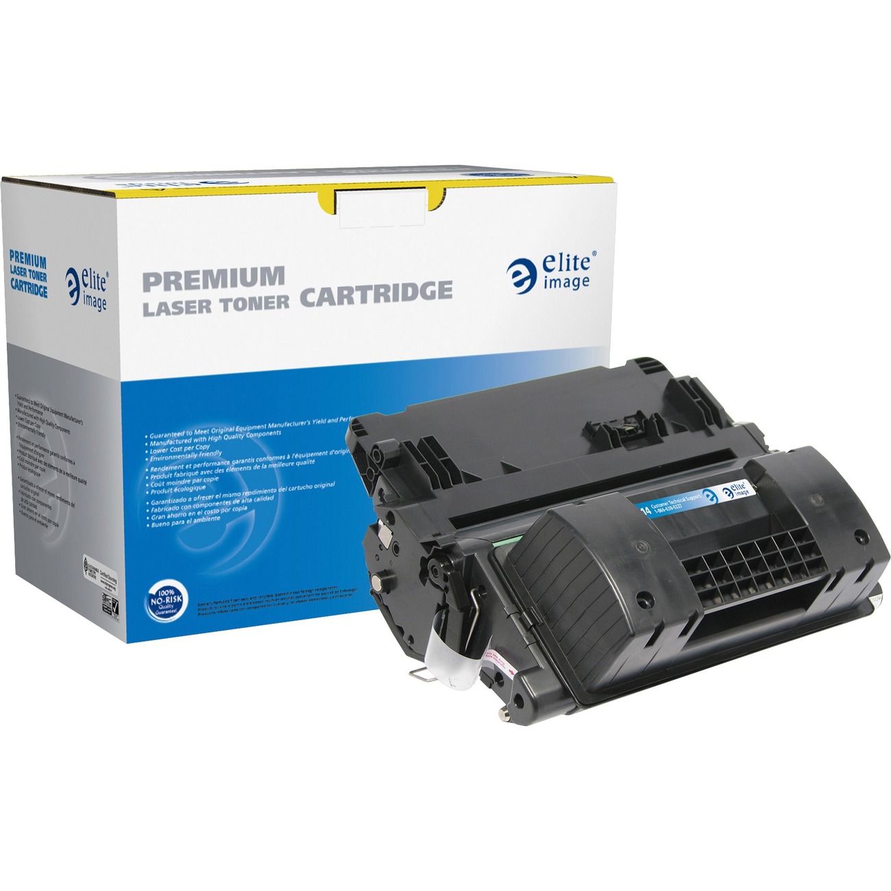 Elite Image Remanufactured High Yield Laser Toner Cartridge 90X (CE390X ...