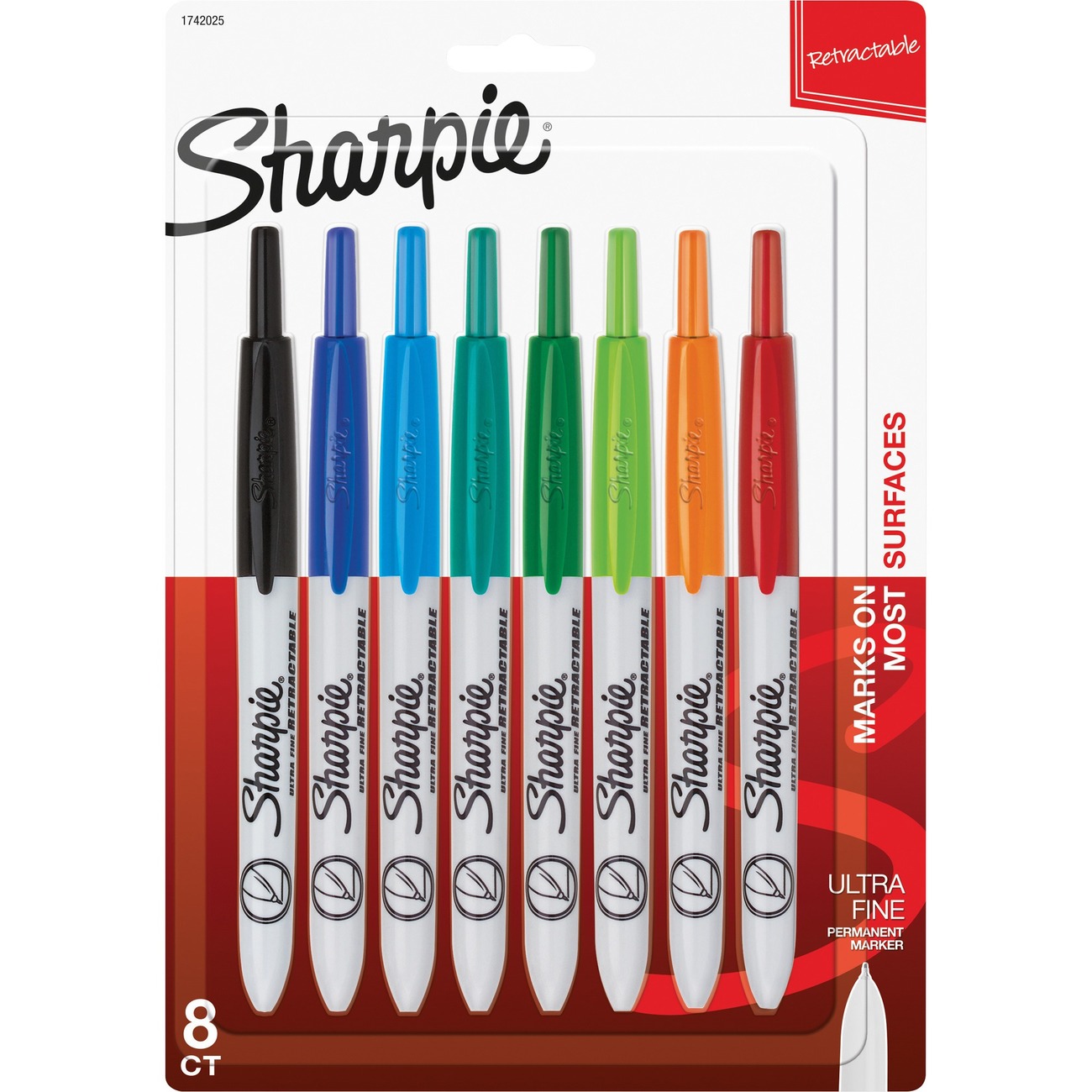 Sharpie Mystic Gems Permanent Marker, Ultra Fine - 5 markers