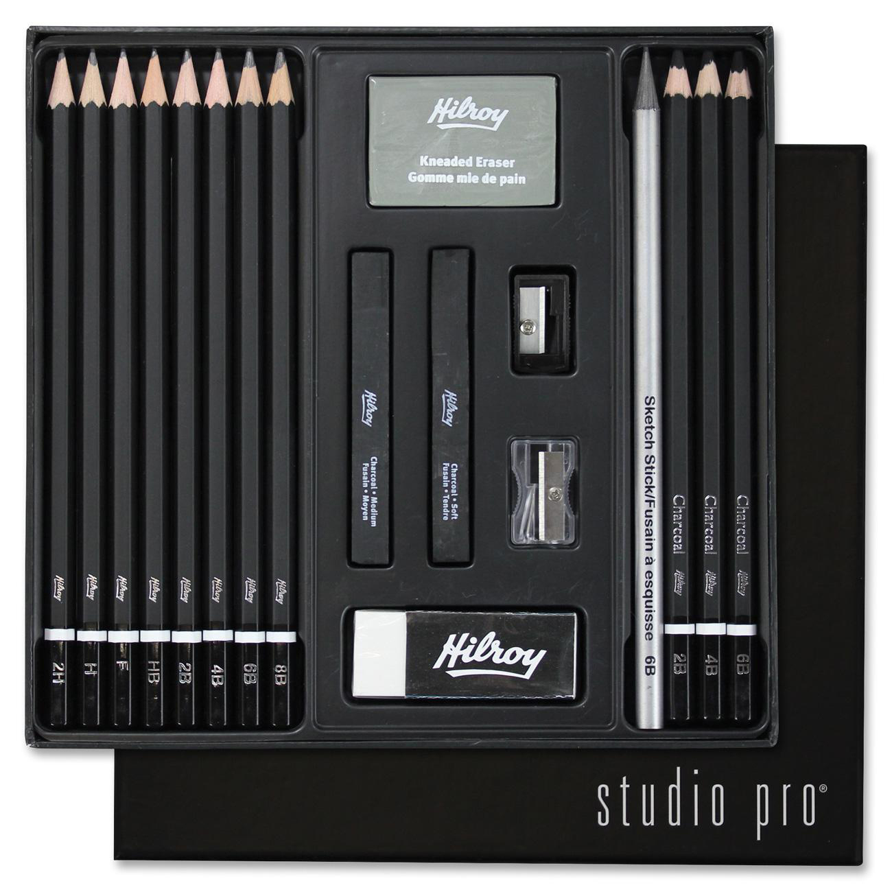 MeadWestvaco Hilroy Studio Pro 18Piece Artist Starter Kit Madill