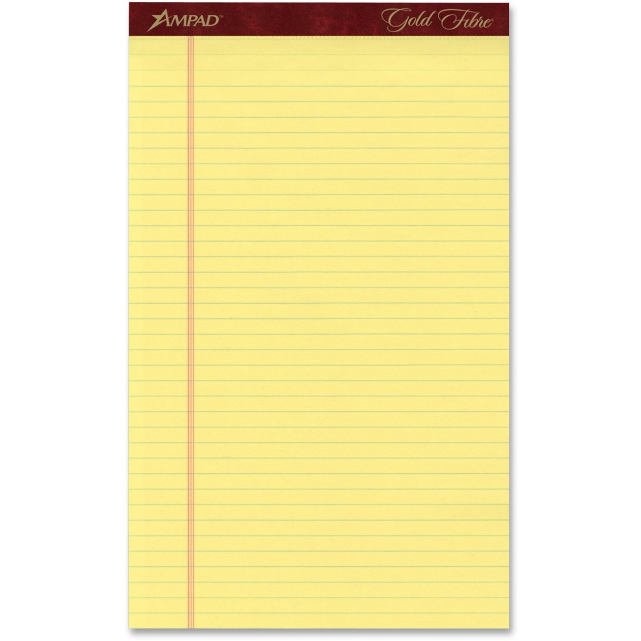 TOPS Gold Fibre Premium Rule Writing Pads - Legal