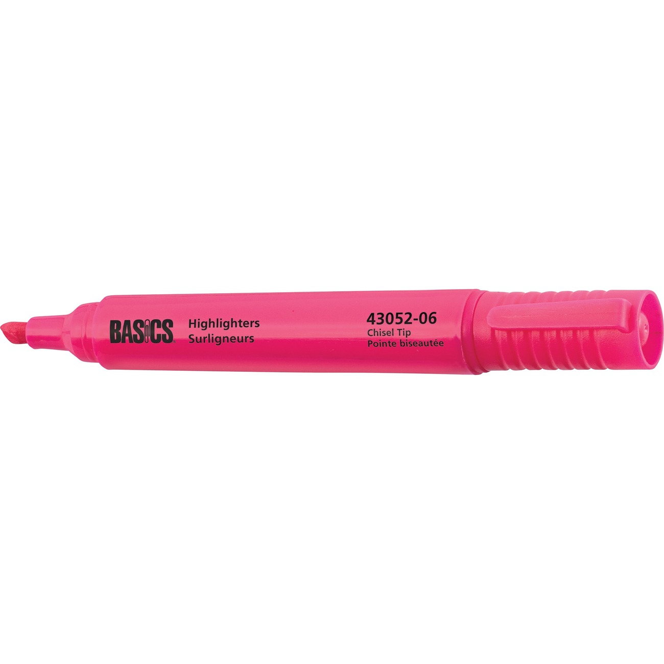 Basics® Highlighters Pink 12/box Corbett Office Plus