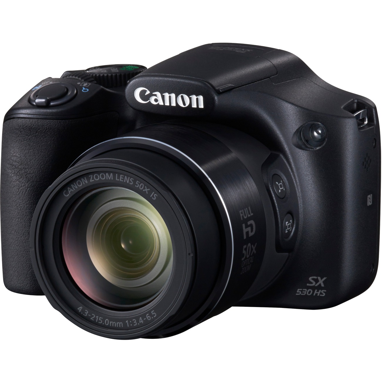 Canon SX530 HS Black 16 MP 50X Optical Zoom Wide Angle High-End
