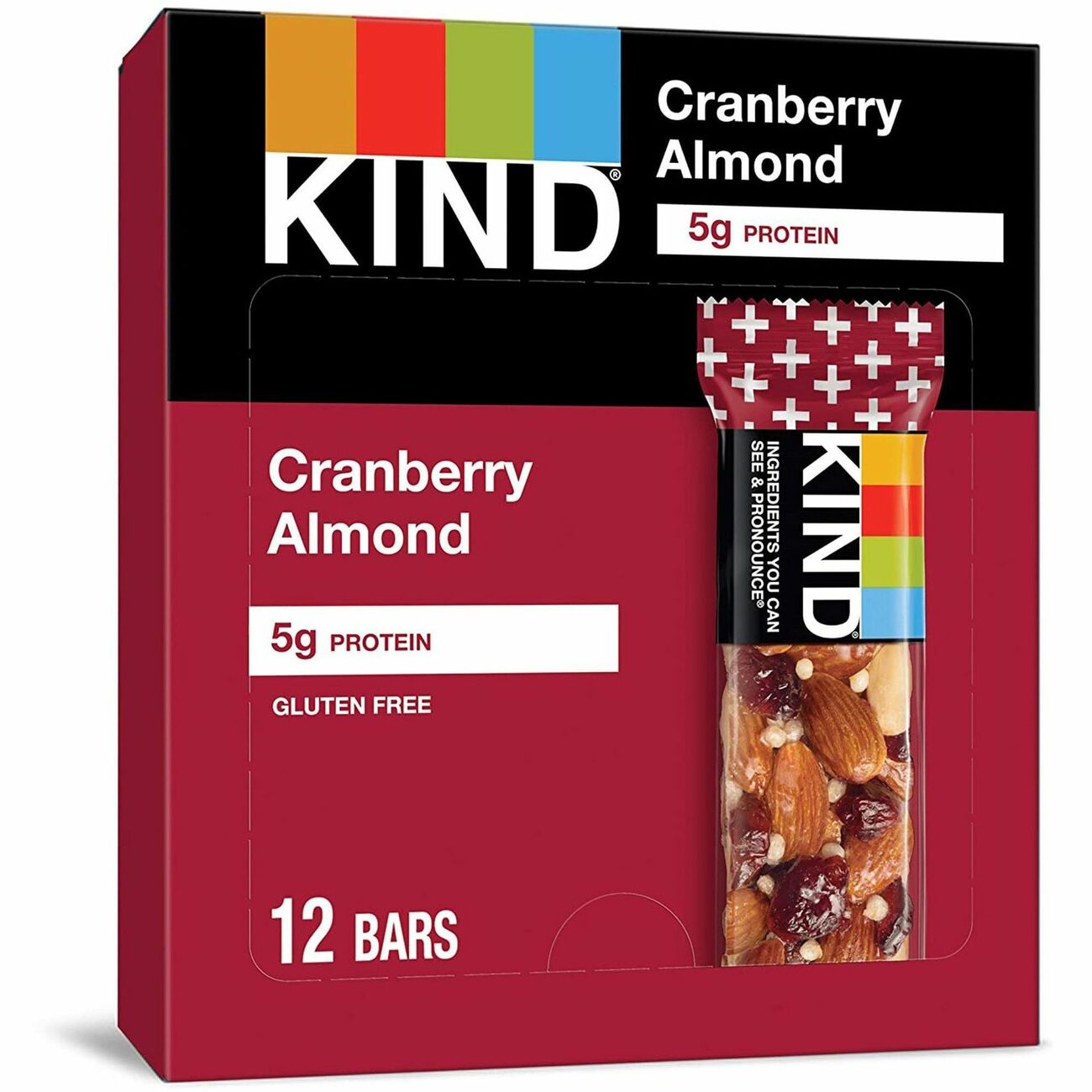 Skinny Rice Bar with Cranberries, Almonds, and Himalayan Salt (14 count)