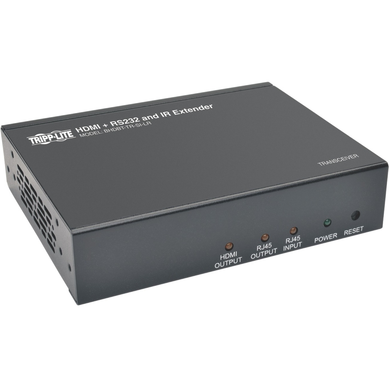 Tripp Lite BHDBT-TR-SI-LR Video Console - 1 Output Device - 328.08 ft (100000 mm) Range - 2 x Network (RJ-45) - 1 x HDMI Out - 4K - 3840 x 2160 - Twisted Pair - Category 6a - Wall Mountable, Rack-mountable, Pole-mountable - TAA Compliant