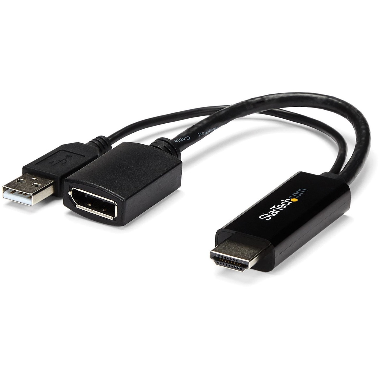 StarTech.com HD2DP HDMI to Converter to DP Adapter with USB Power 4K Audio Video Converters - Newegg.com