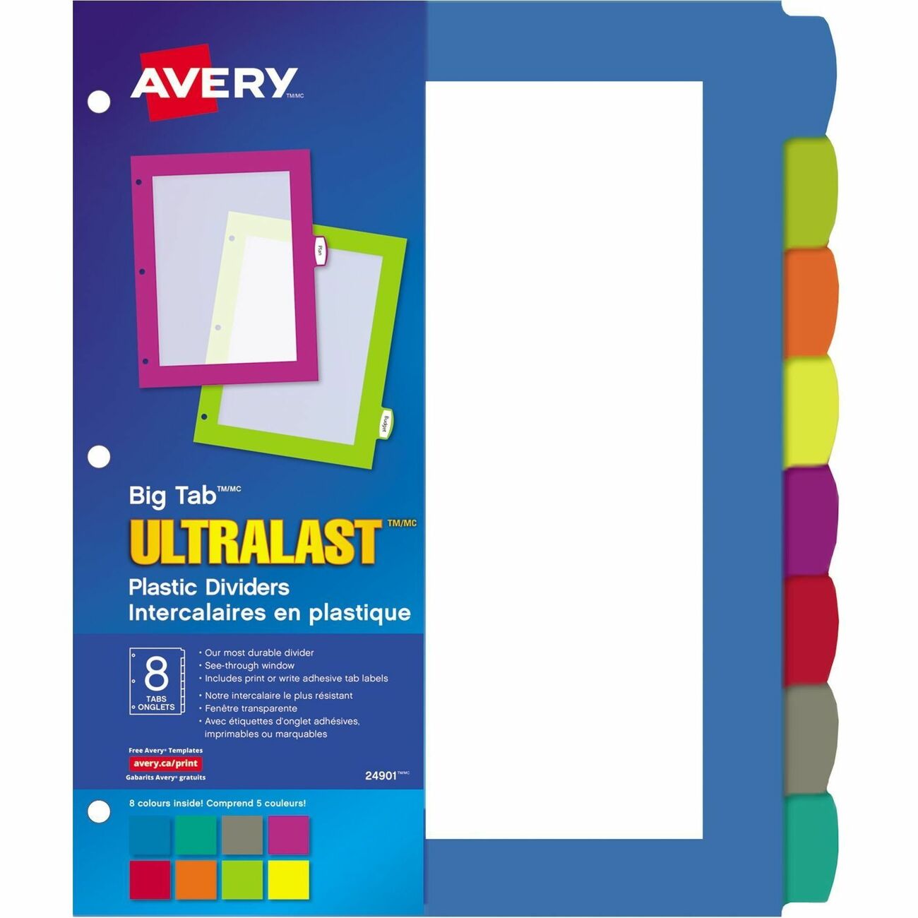 Avery Big Tab Template 11901 Master of Documents