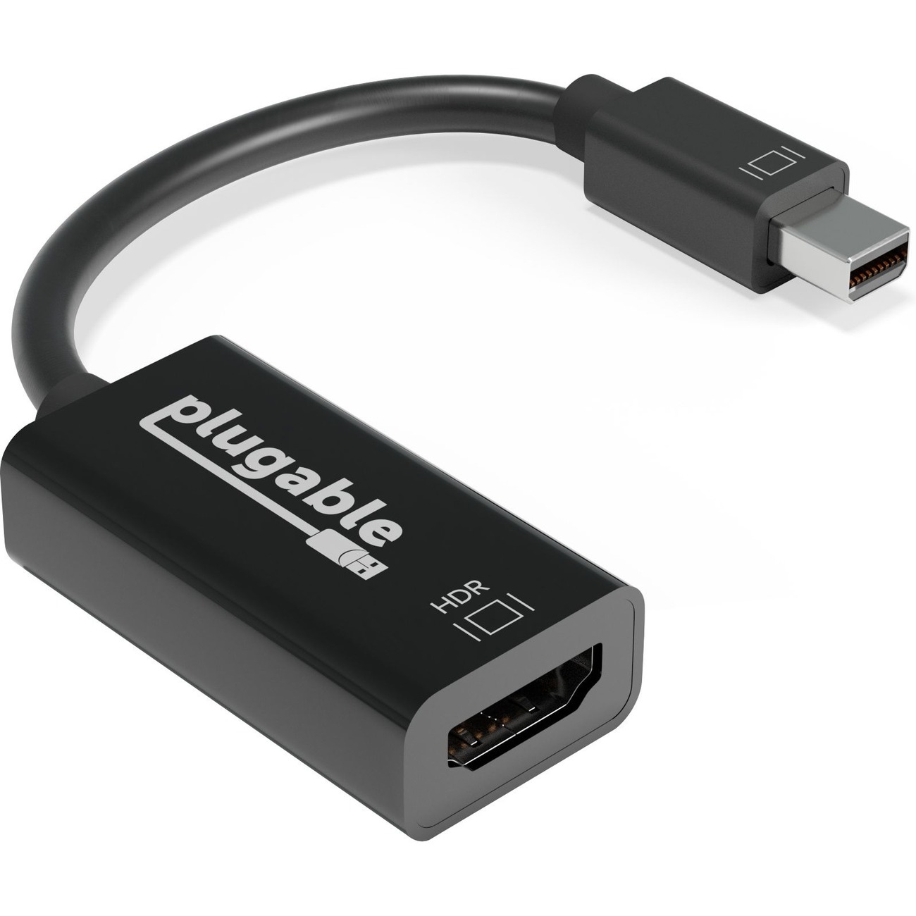 Plugable Active DisplayPort to HDMI Adapter, Driverless Connect Any  DisplayPort-Enabled PC or Tablet to an HDMI Monitor, TV or Projector for  Ultra-HD