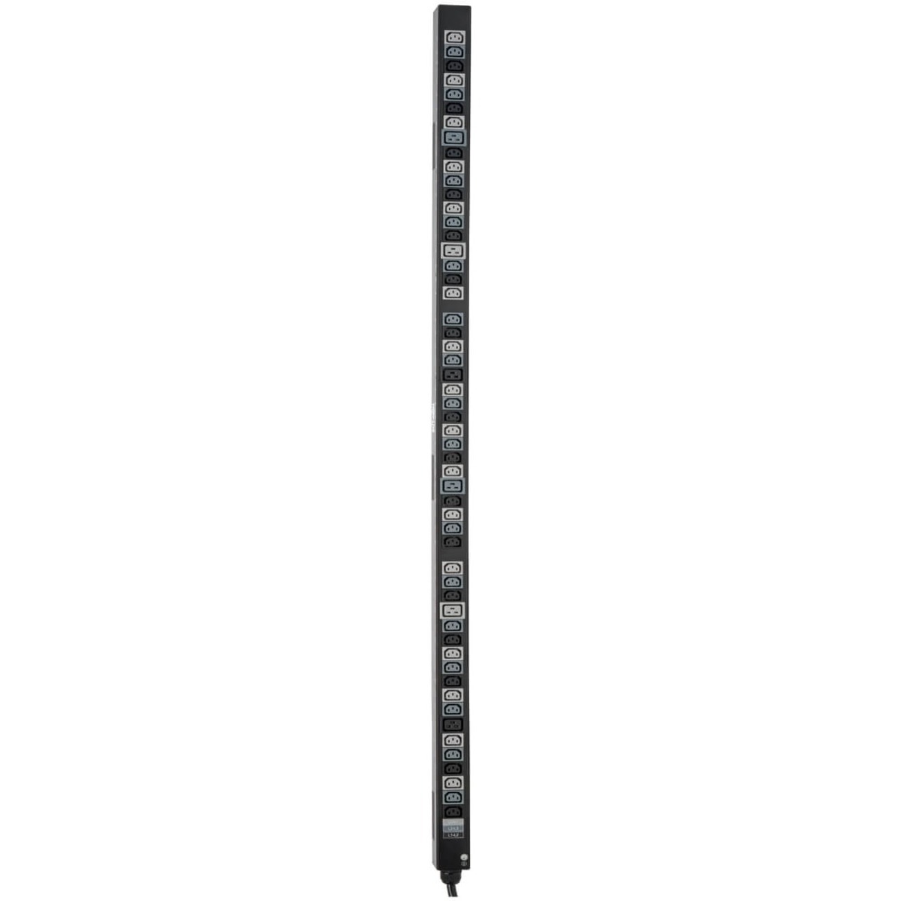Tripp Lite PDU3V20D354A 54-Outlet PDU - 42 x IEC 60320 C13, 12 x IEC 60320 C19 - 230 V AC - 12.60 kW - 0U - Vertical - Rack-mountable