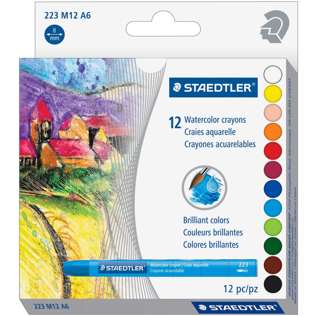 Staedtler WaterColor Crayons Kit Office Plus