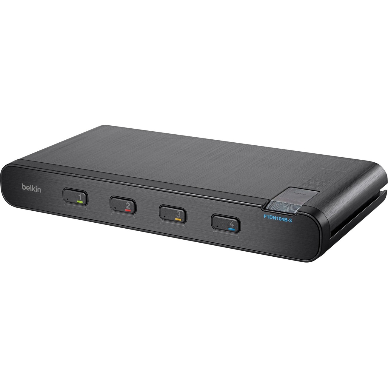 Belkin F1DN104B-3 - Advanced Secure DVI-I KVM Switch; 4-Port, PP3