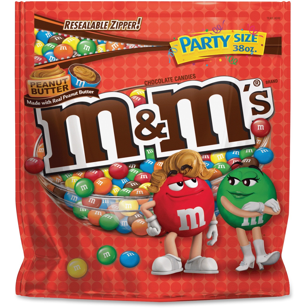 M&Ms Peanut Bags 48ct