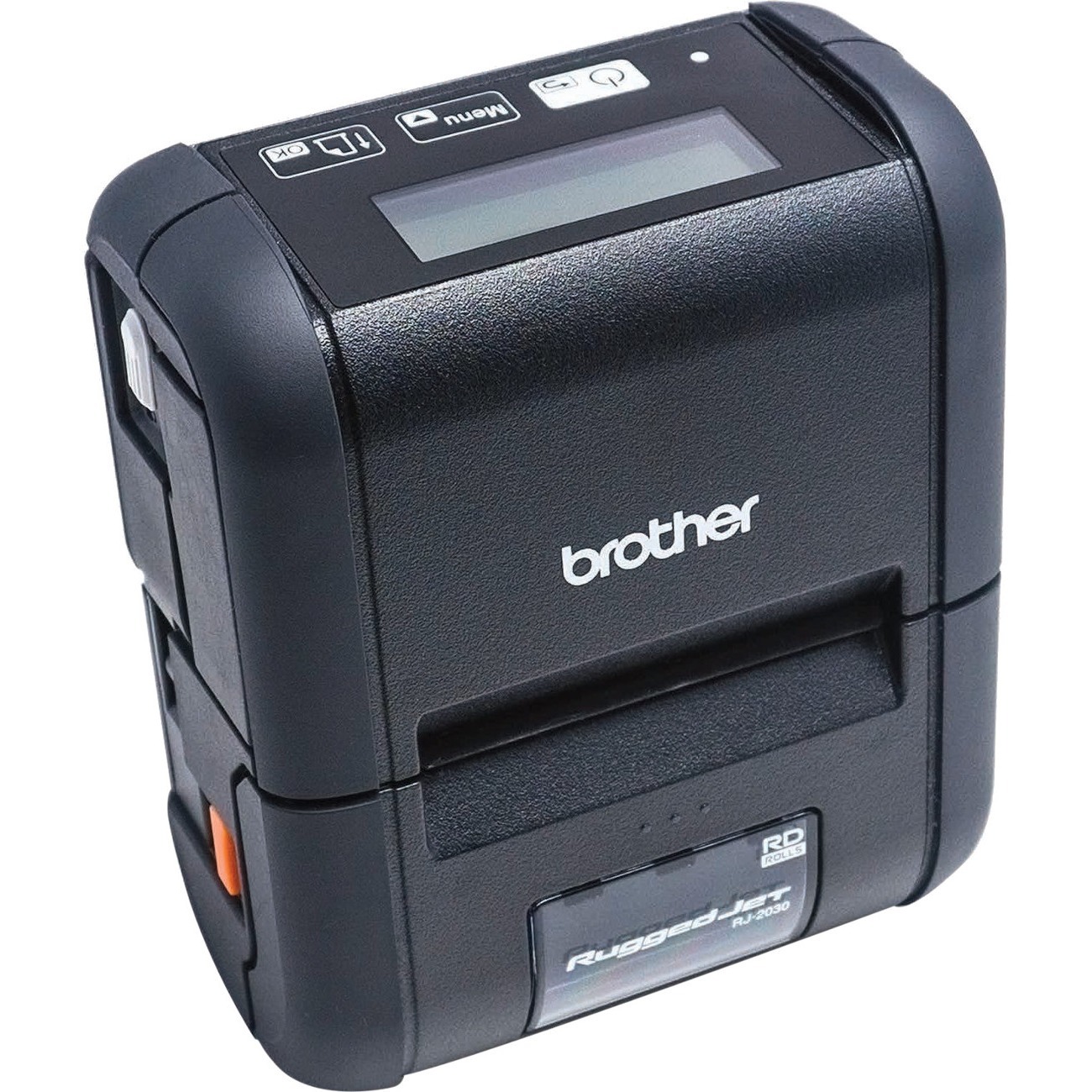 Brother RuggedJet RJ-2030 Direct Thermal Printer - Monochrome - Portable - Receipt Print - USB - Bluetooth - Battery Included - 0.50" (12.70 mm) Print Length x 2.13" (54 mm) Print Width - 6 in/s (152.40 mm/s) Mono - 203 dpi
