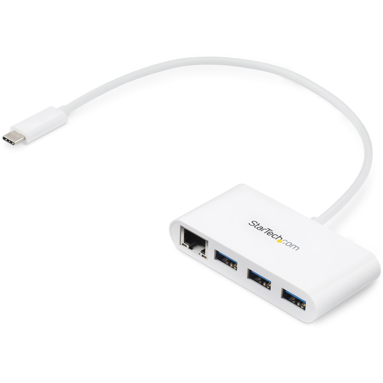 USB 3.0 Ethernet Hub with USB C Adapter (301C)
