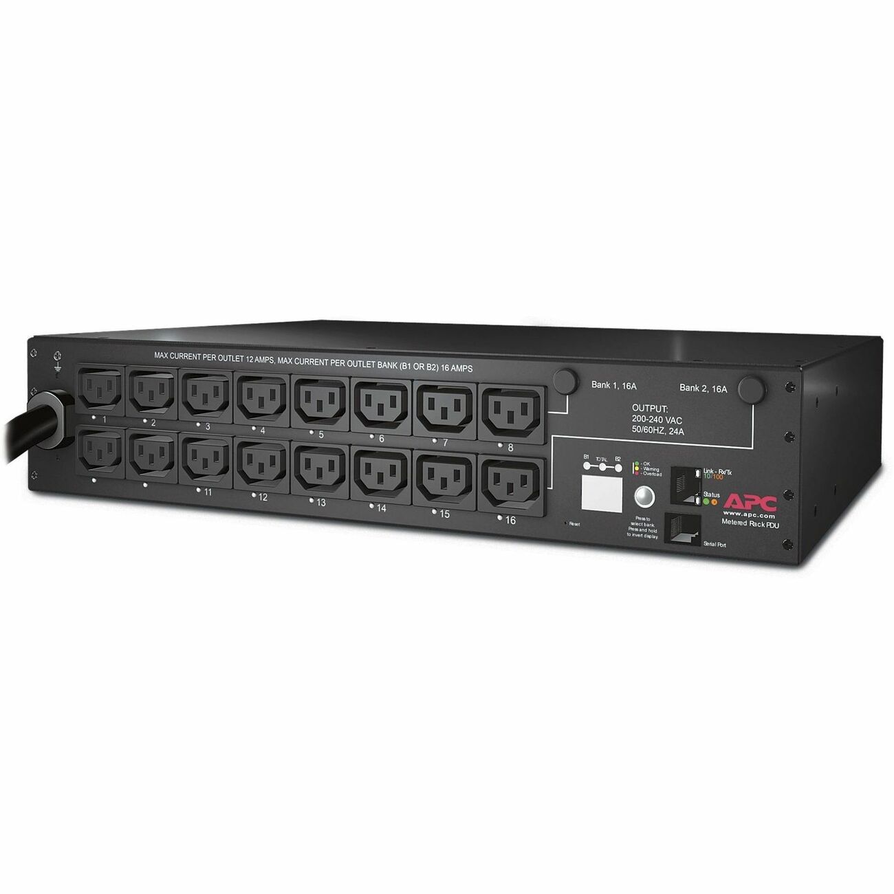 APC by Schneider Electric Rack PDU, Switched, 2U, 30A, 208V, NEMA