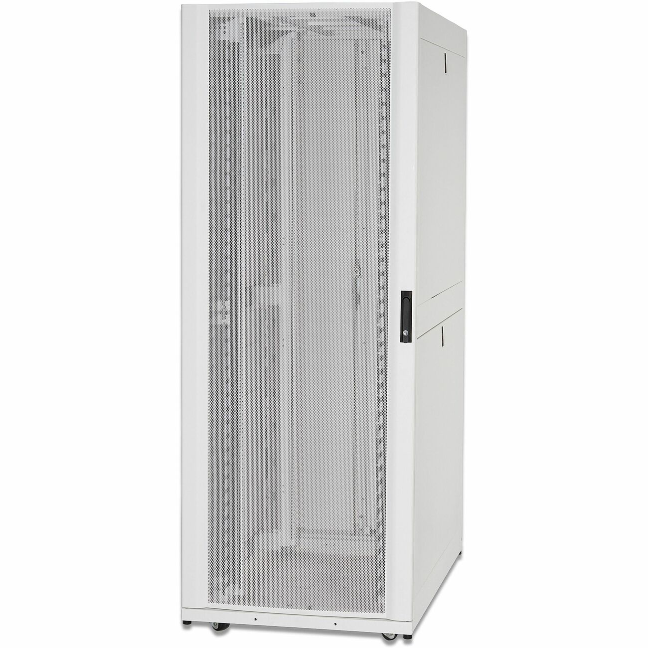 APC by Schneider Electric Netshelter SX, Networking Rack Enclosure - For Networking, Server, PDU - 42U Rack Height x 19" (482.60 mm) Rack Width x 32.25" (819.20 mm) Rack Depth - Floor Standing Enclosed Cabinet - White - 1020.58 kg Dynamic/Rolling Weight C