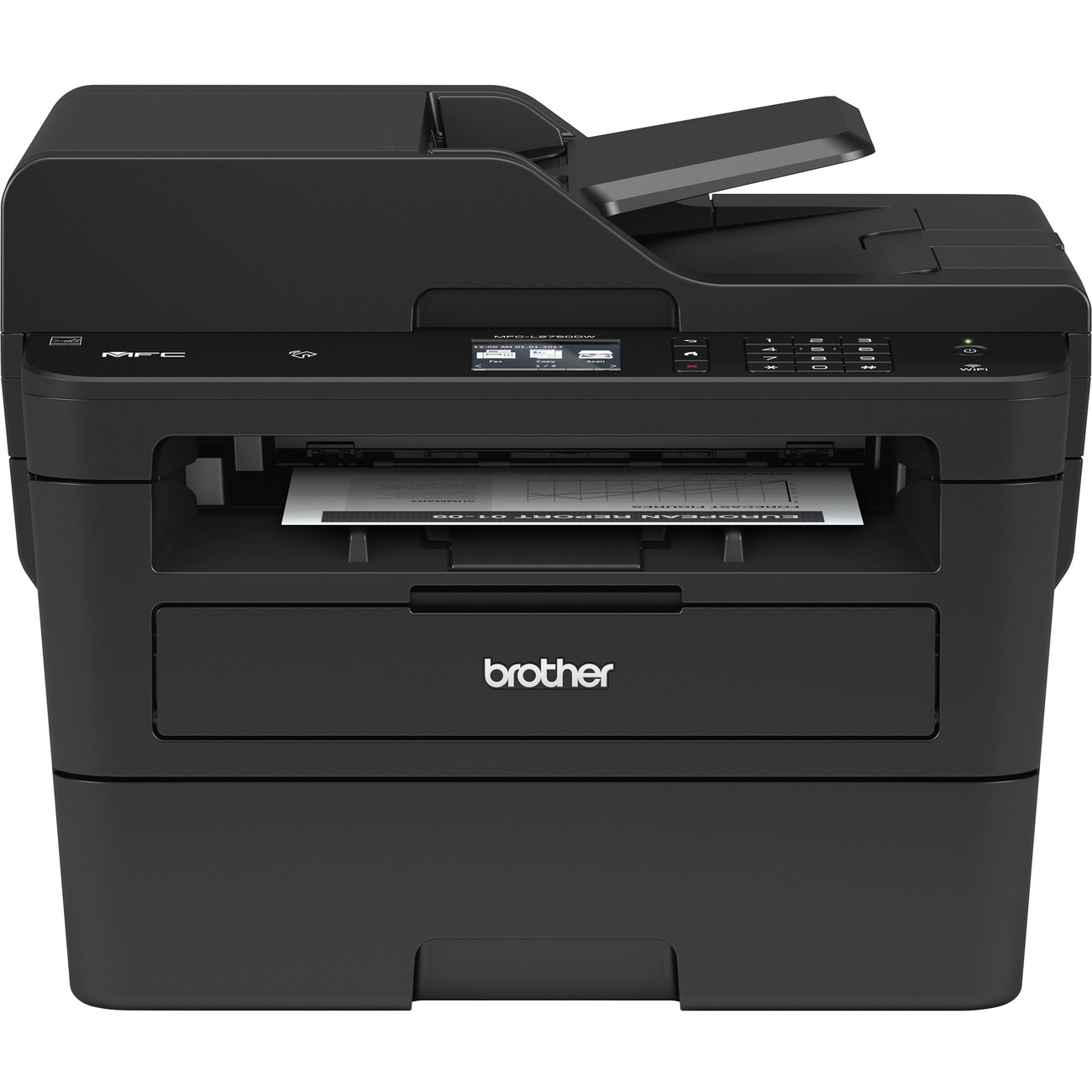  Brother Color MFC-L3770CDW Digital All-in-One Wireless Laser  Printer, White - Print Copy Scan Fax - 3.7 Touch, 25 ppm, 2400 x 600 dpi,  Auto Duplex Printing, 50-Sheet ADF, Ethernet, NFC, Tillsiy