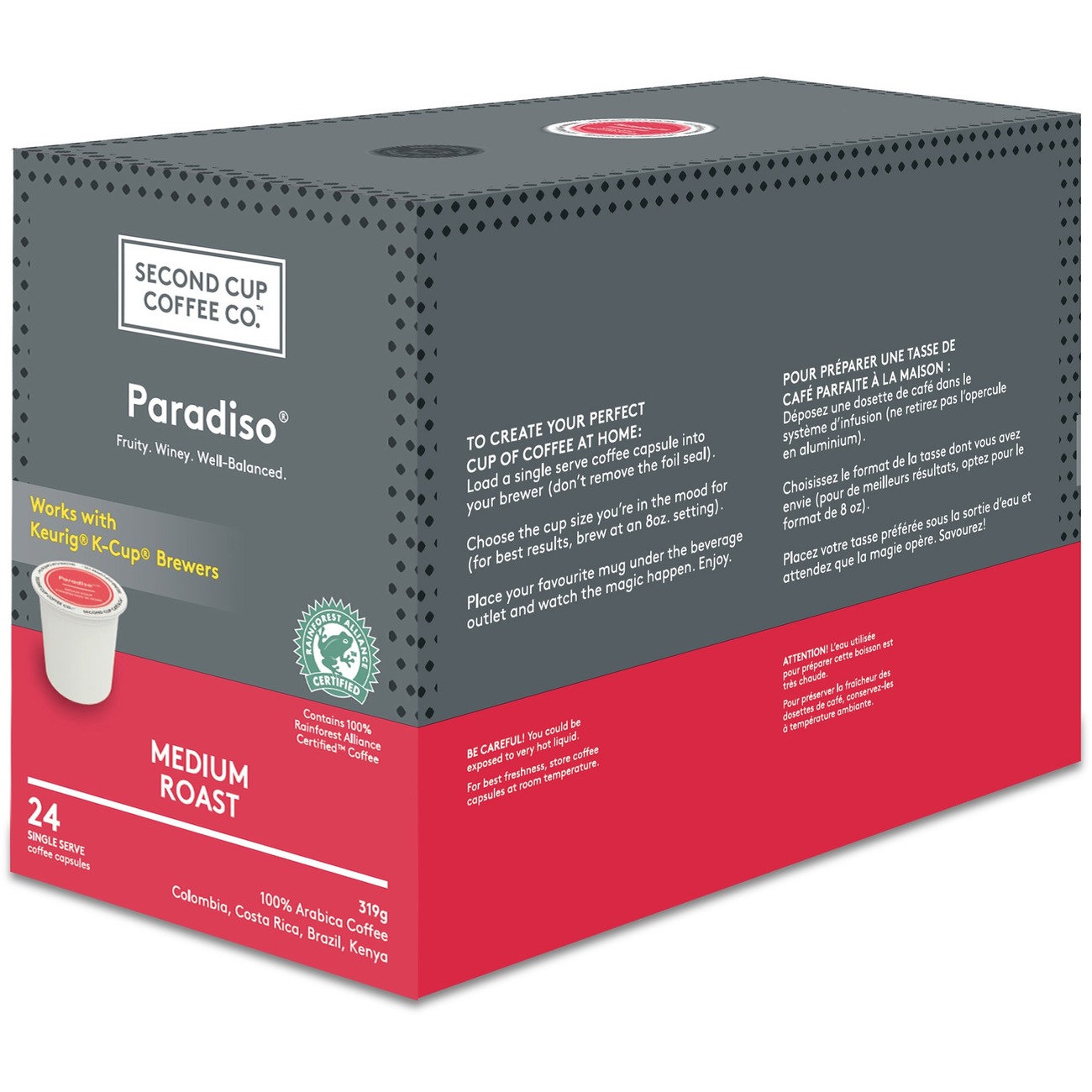 Second Cup K-Cup Dark Paradiso Coffee 
