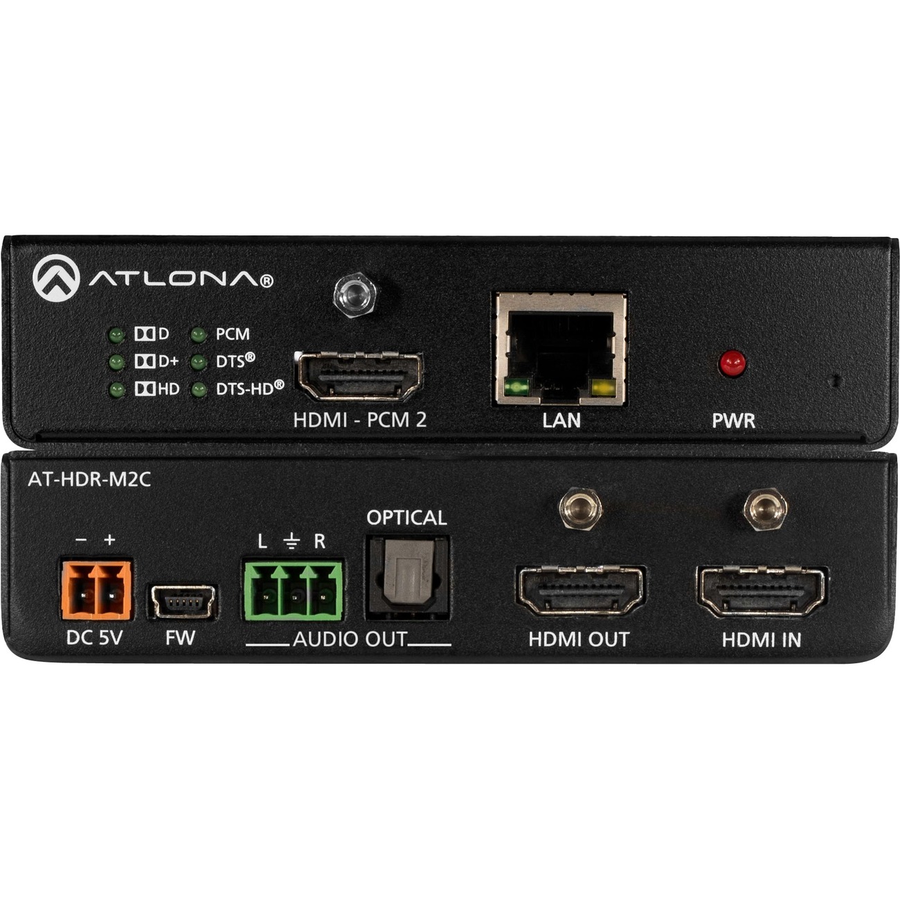 muxlab digital to analog audio converter and downmixer