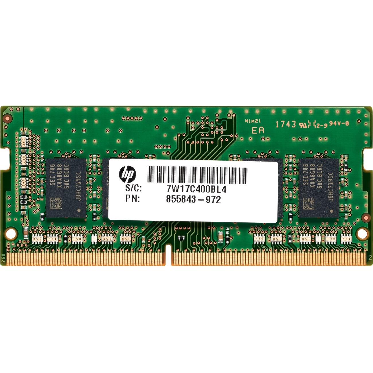 Hp 8gb Ddr4 Sdram Memory Module 8 Gb 1 X 8 Gb Ddr4 Sdram 2666 Mhz Ddr4 2666 Pc4 1 V Non Ecc Unbuffered 260 Pin Sodimm 3tq35at