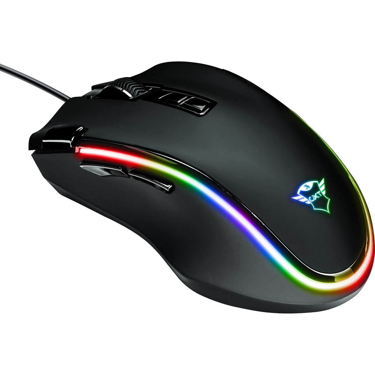 Trust GXT 188 Laban RGB Ergonomic Mouse - With High Precision