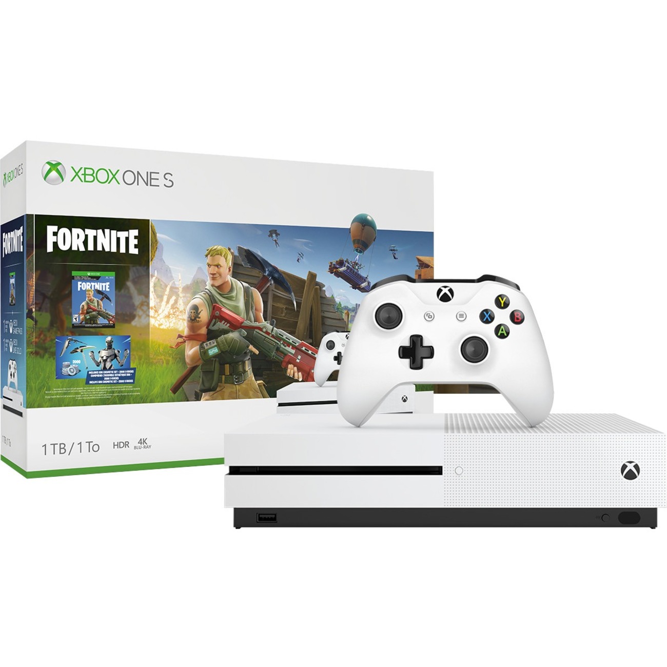 X box one s store fortnite bundle