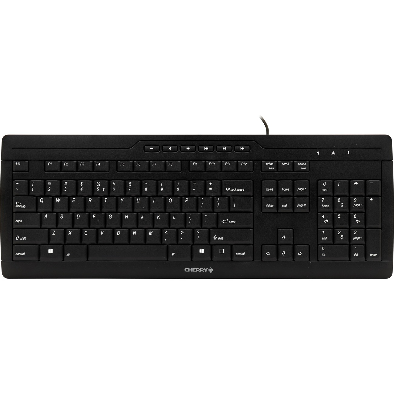 Clavier CHERRY STREAM XT Corded Multimedia Keyboard