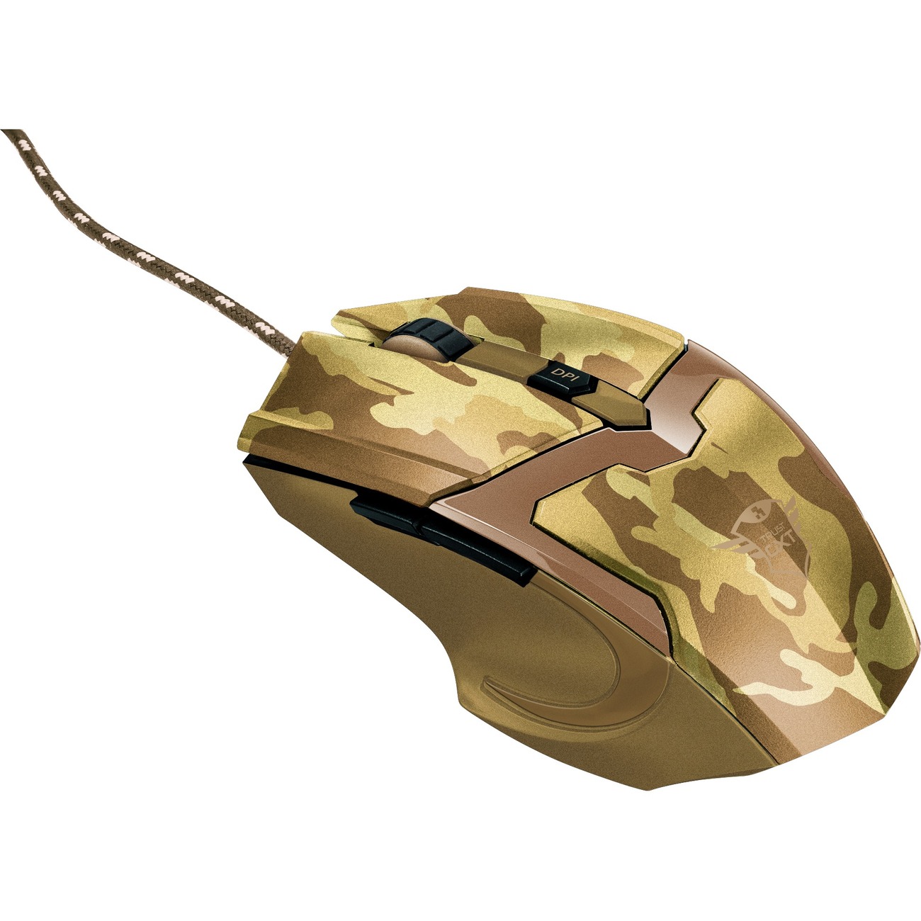 Trust Gxt 101d Gav Optical Gaming Mouse Desert Camo Accurate 4800 Dpi Gaming Mouse With 6 Buttons Newegg Com