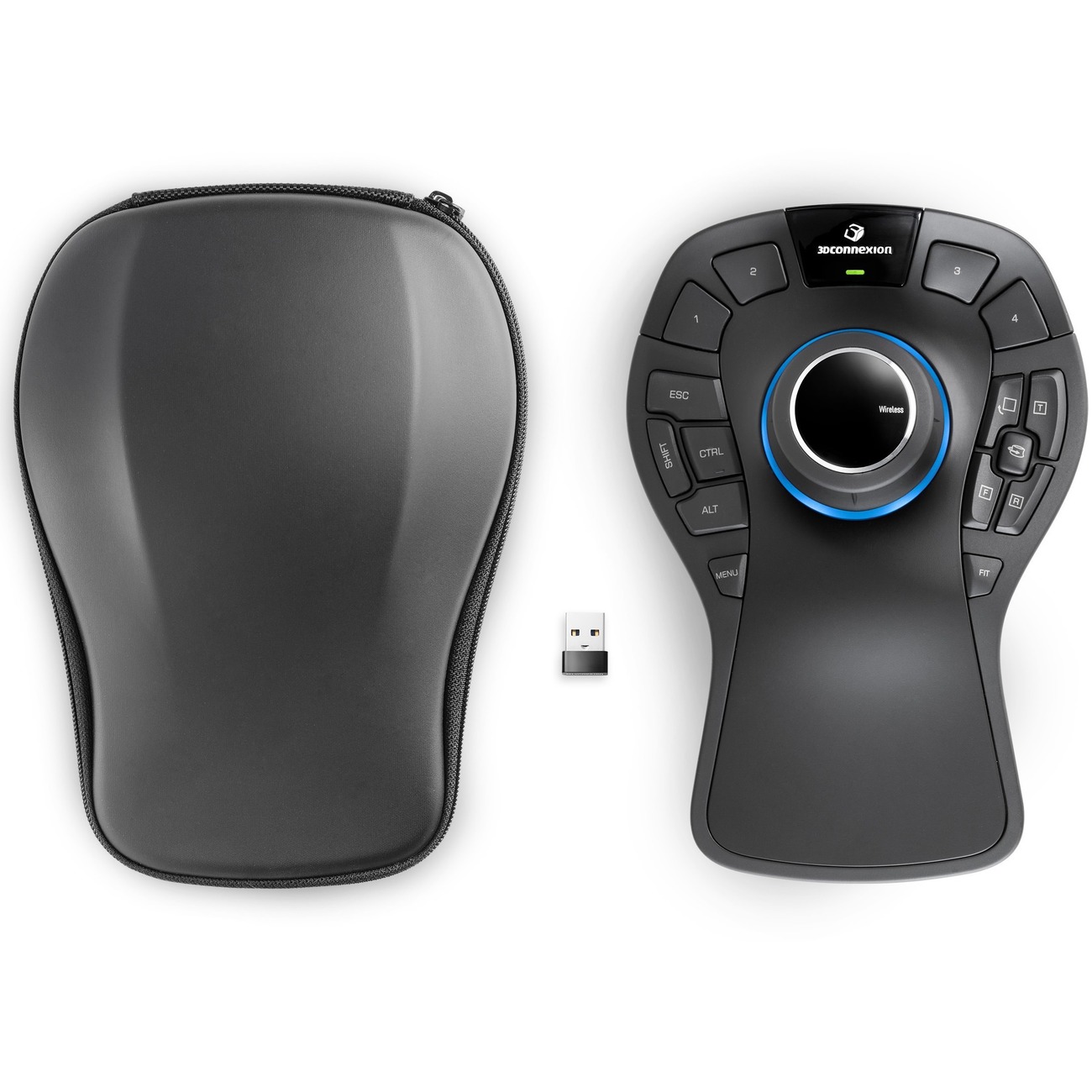 3Dconnexion SpaceMouse Pro Wireless (with Carry case and Universal