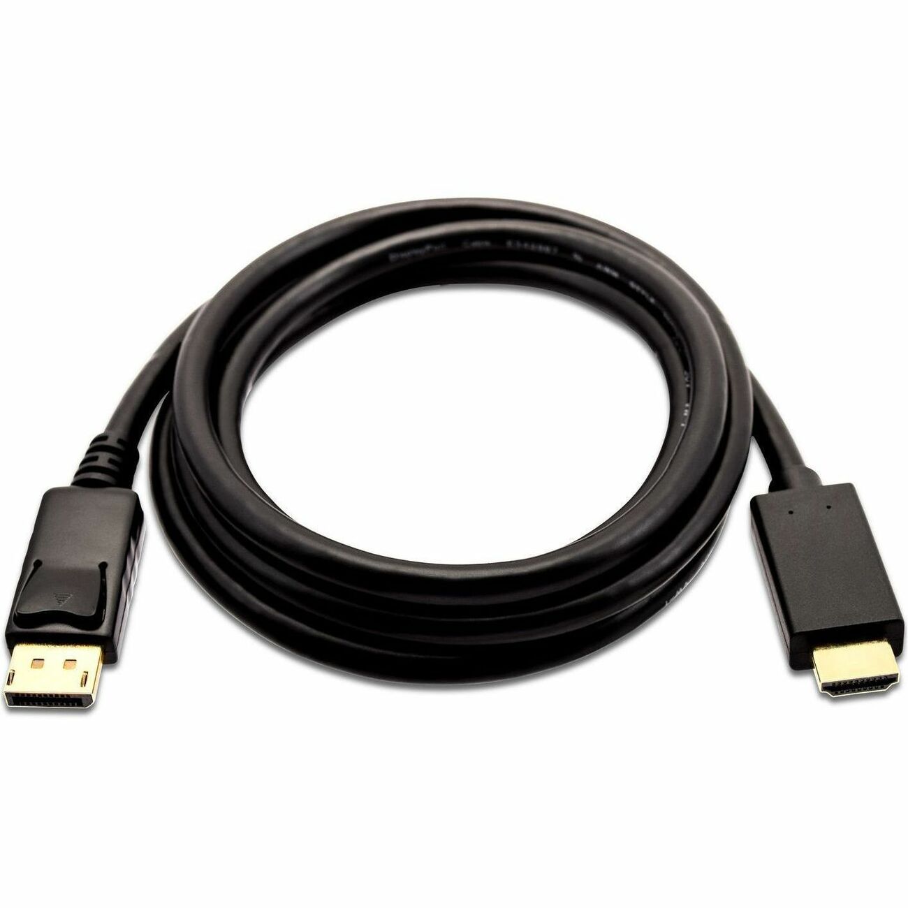 V7 Black Video Cable DisplayPort Male to HDMI Male 3m 10ft