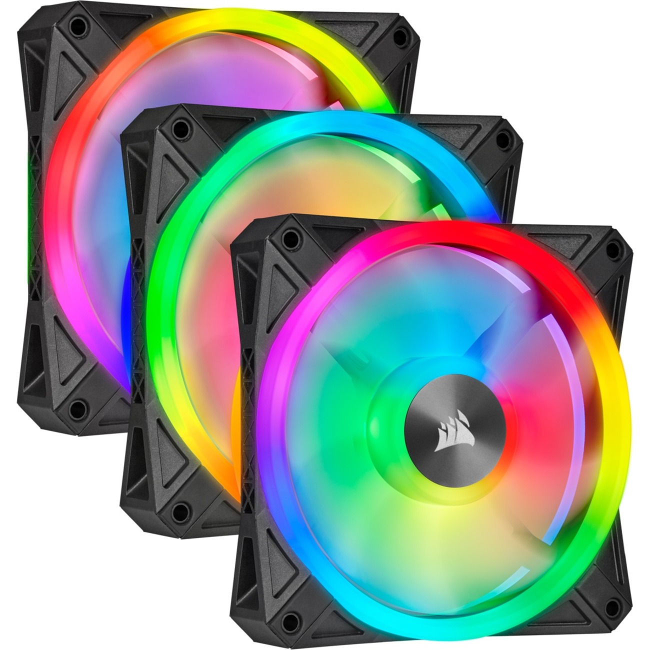 iCUE QL120 RGB 120mm PWM Fan Triple Pack - Thumbnail 4