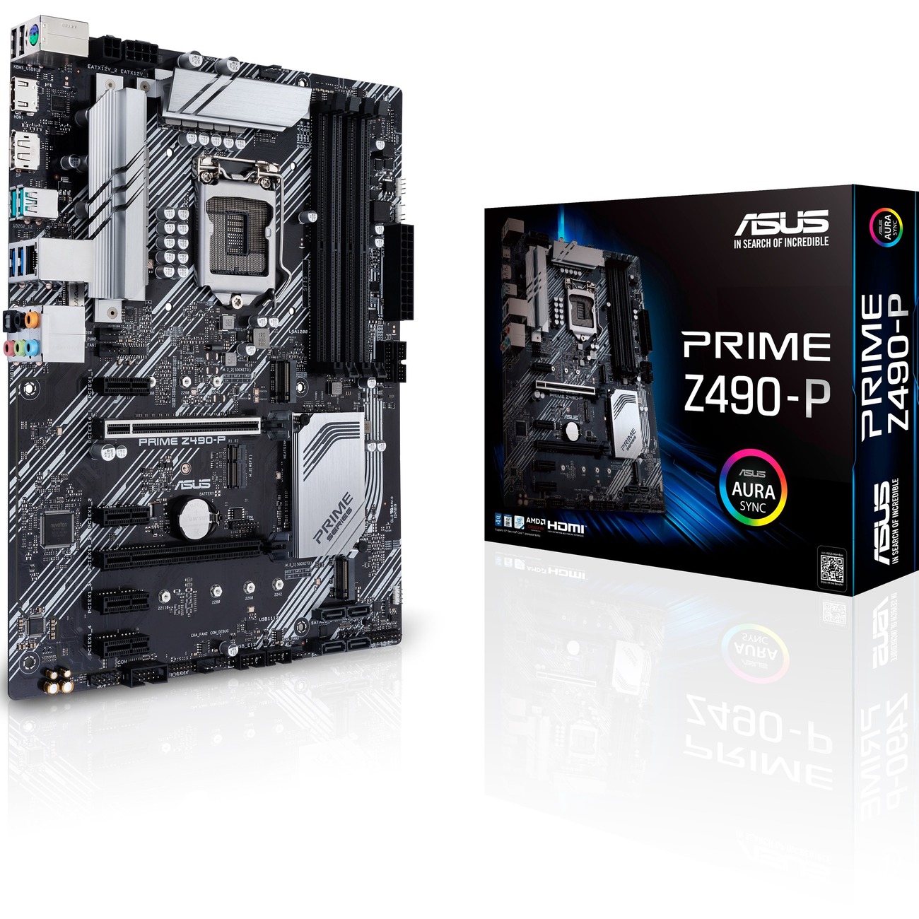 ASUS PRIME Z490-P LGA1200 4DDR4 64MAX x2 M.2 HDMI DP - Impress Computers