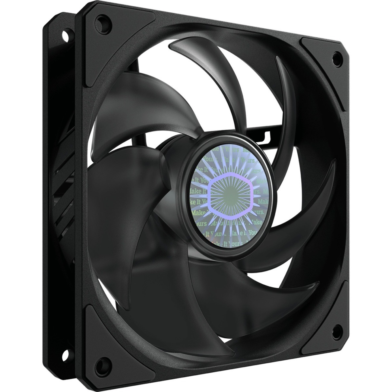 Cooler Master SickleFlow 120 V2 All-Black Square Frame Fan with