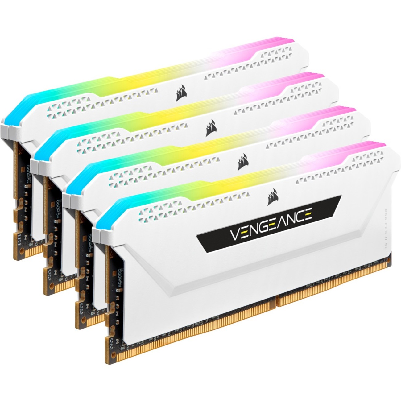 Corsair Vengeance RGB PRO SL 64GB (4 x 16GB) DDR4 DRAM 3200MHz C16