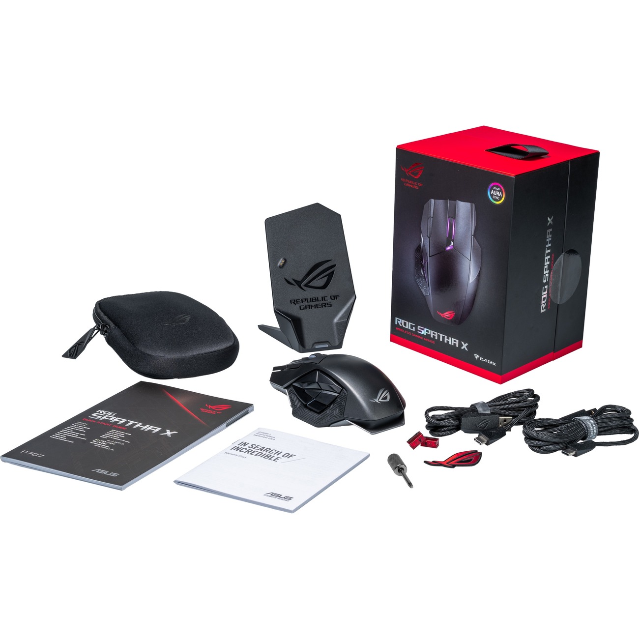 Asus ROG Spatha X Gaming Mouse P707 ROG SPATHA X | PC-Canada