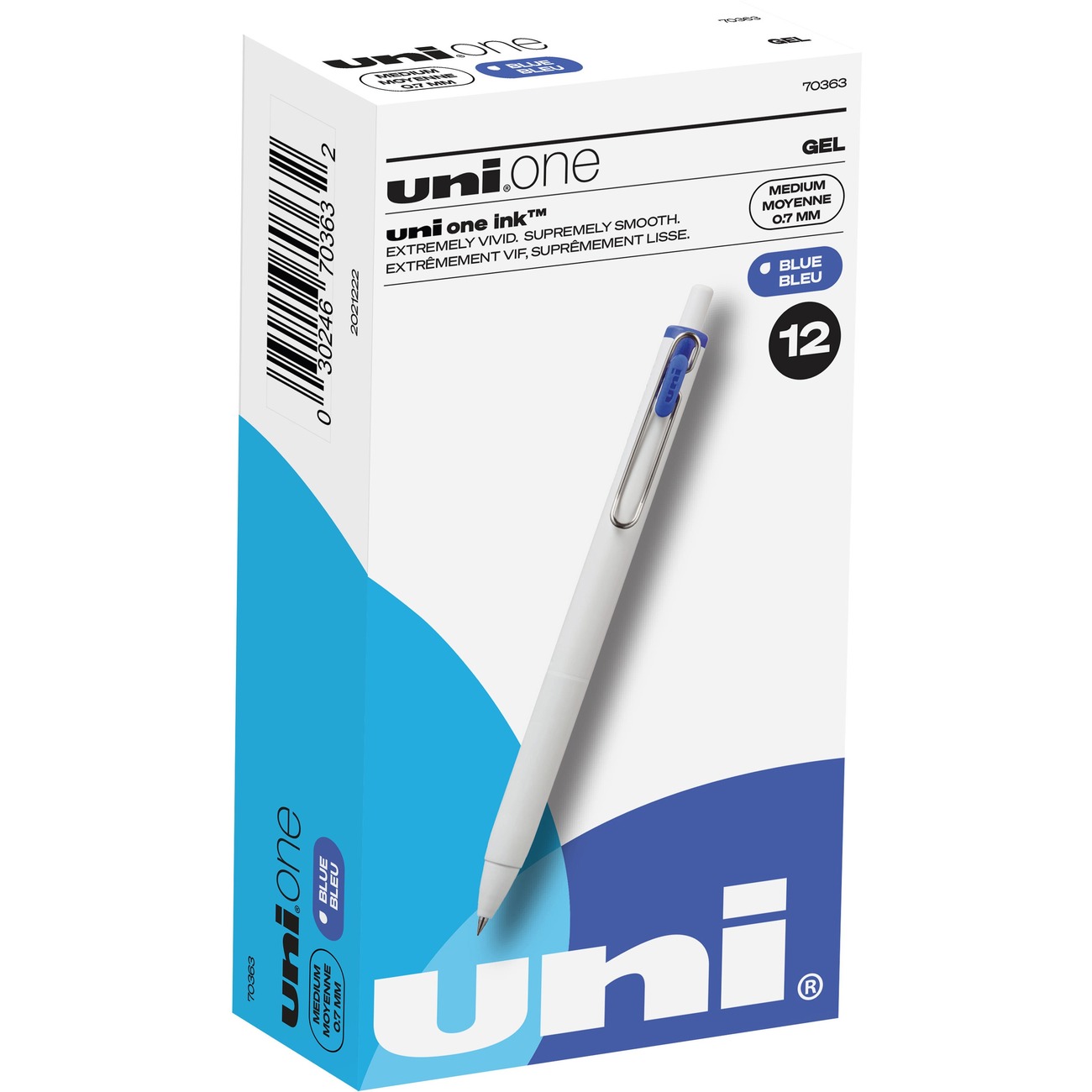 uni® ONE Gel Pen - Medium Pen Point - 0.7 mm Pen Point Size