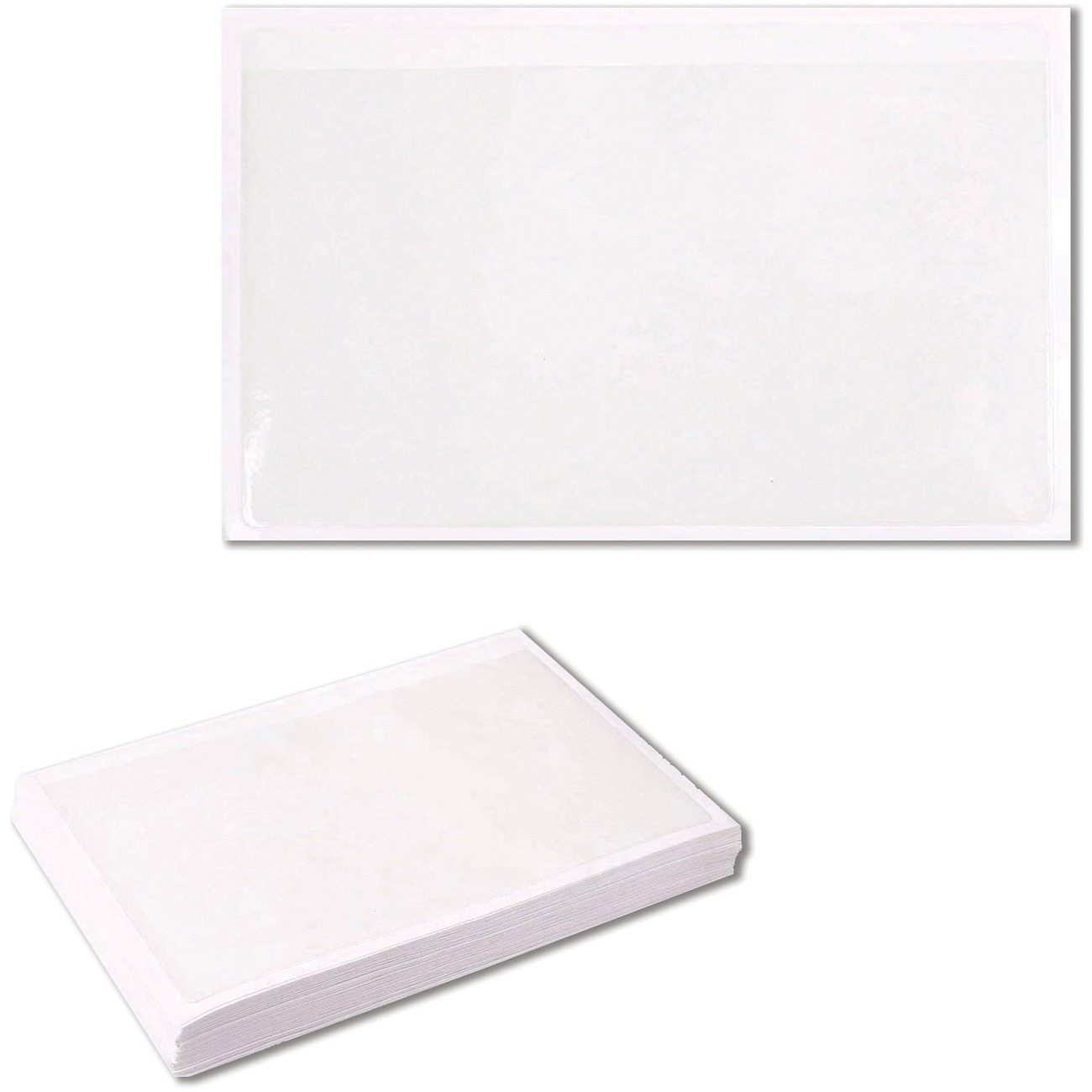 Greenside BULK Self Adhesive Top Load Index Card Pocket 3" x 5" 50/PK