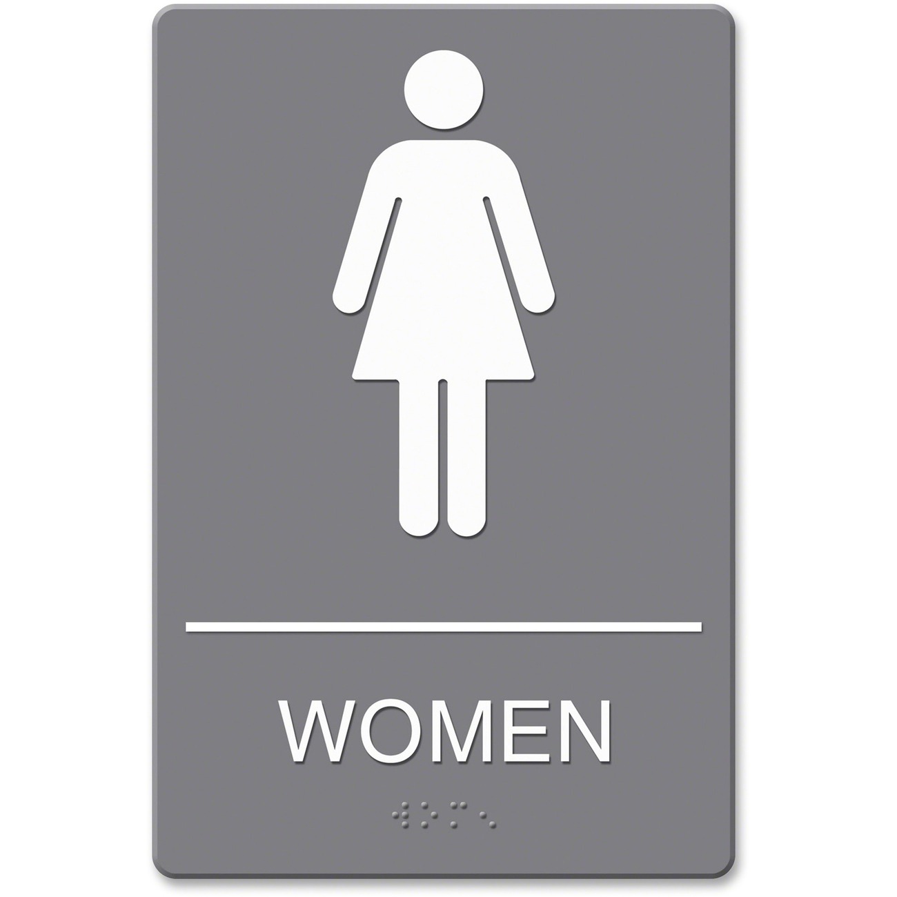 Headline Signs ADA WOMEN Restroom Sign GOS