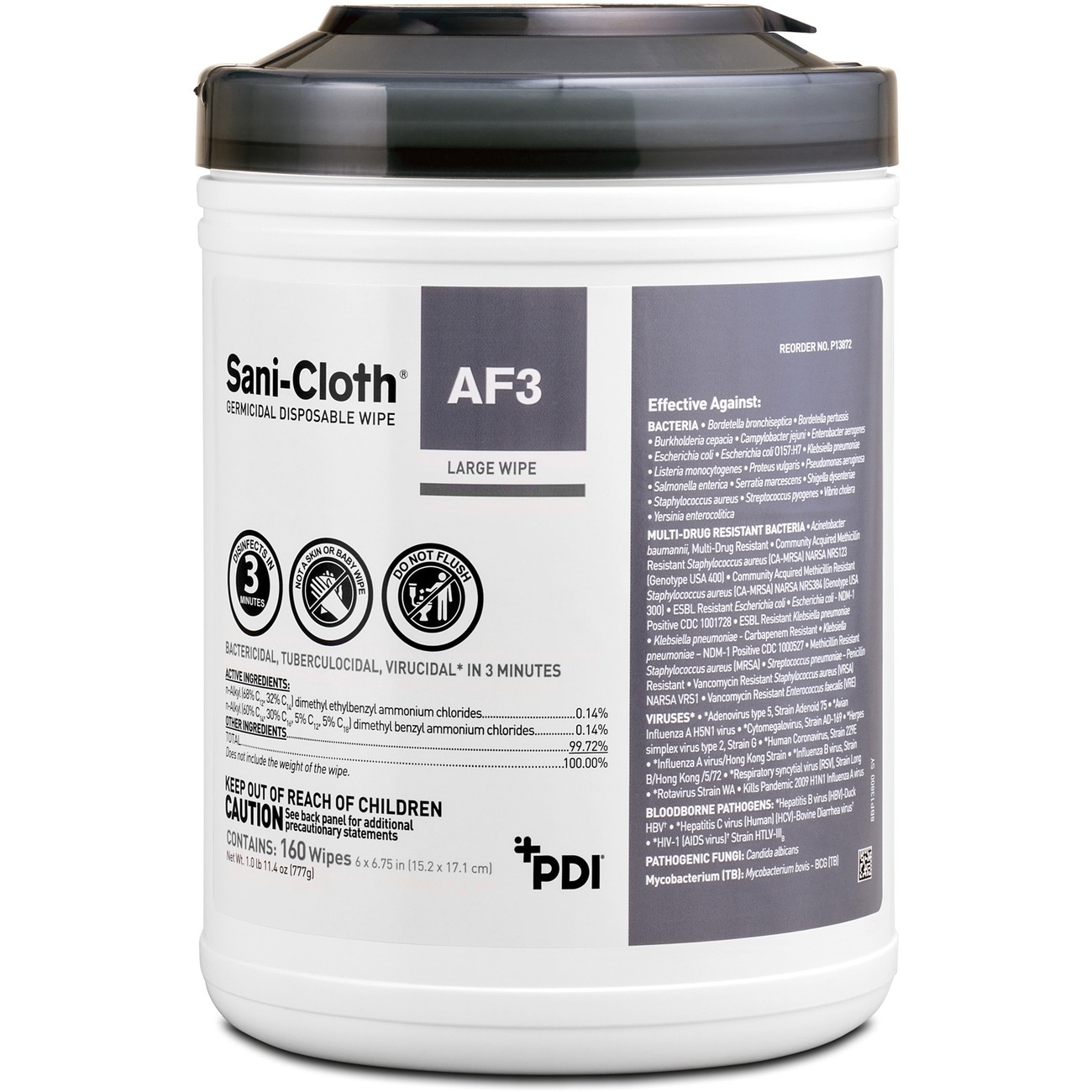 PDI Sani-Cloth AF3 Germicidal Wipes | Kerr Workplace Solutions